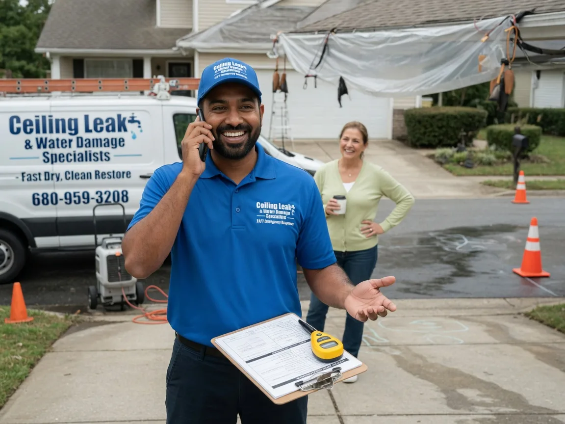 Ceiling Leak Cleanup Hollsopple, PA FAQs